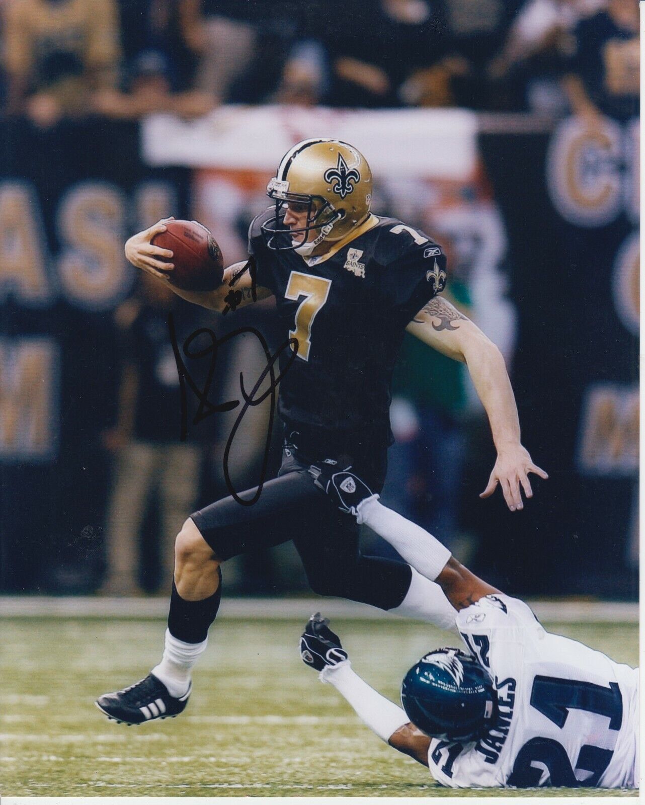 Steve Weatherford #0 8x10 Signed Photo Poster painting w/ COA New Orleans Saints -