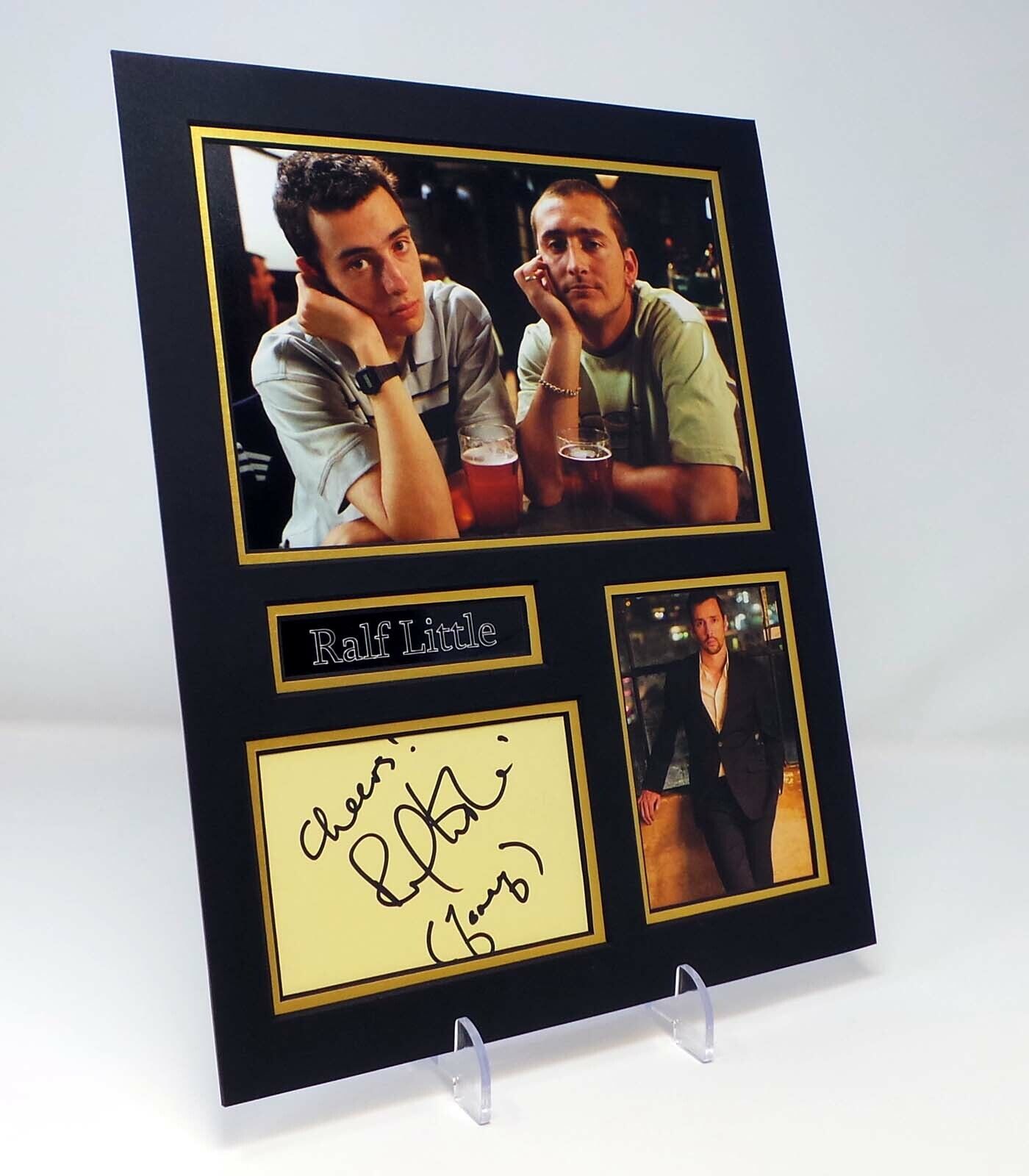 Ralf Little Signed Mounted Photo Poster painting Display AFTAL COA Jonny in Two Pints Of Larger