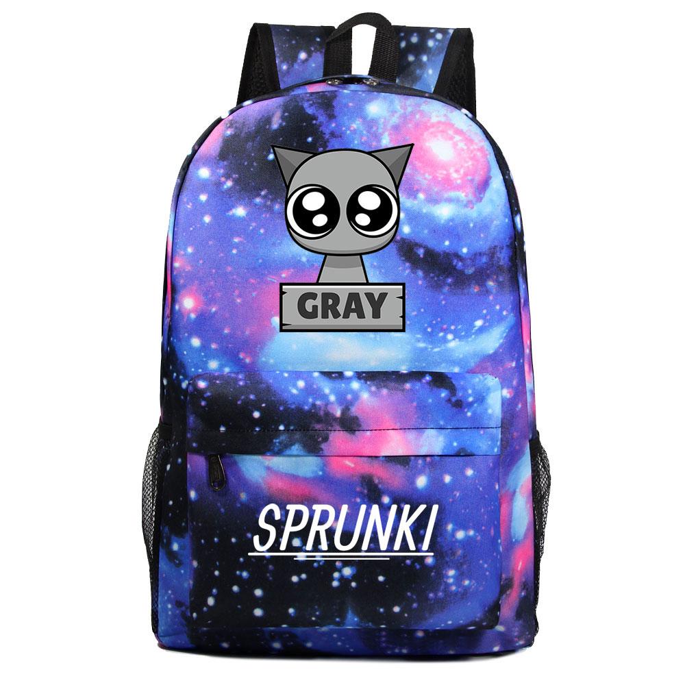 Mayoulove Sprunki Backpack Lightweight Design with Multiple Pockets for School Adventures-Mayoulove