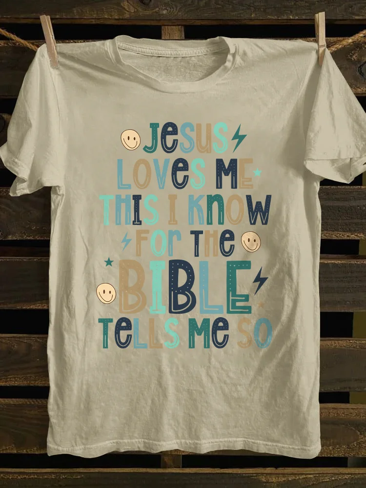 Jesus Loves Me Biblical Toddler T-shirt