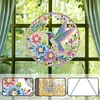 Hummingbird DIY Diamond Painting Pendant Art 9.41x8.78inch