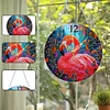 DIY Flamingo Acrylic Special Shape Diamond Painting Clock