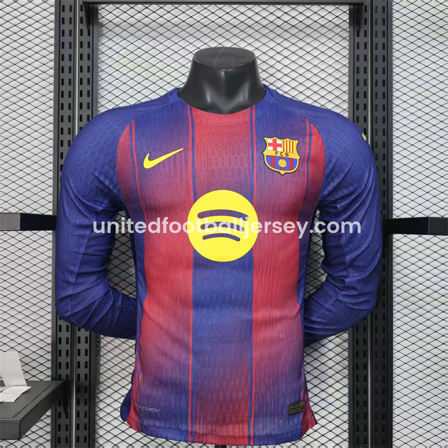 B.A.R.S.A 25-26 Home Long Sleeves Jersey (Leaked Version 2) - Player Version