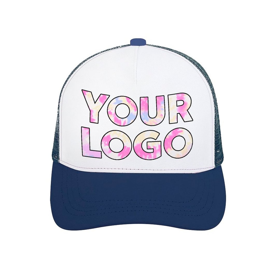 Custom Logo Golf Mesh Cap Personalized Summer Trucker Mesh Baseball Hats For Men and Women