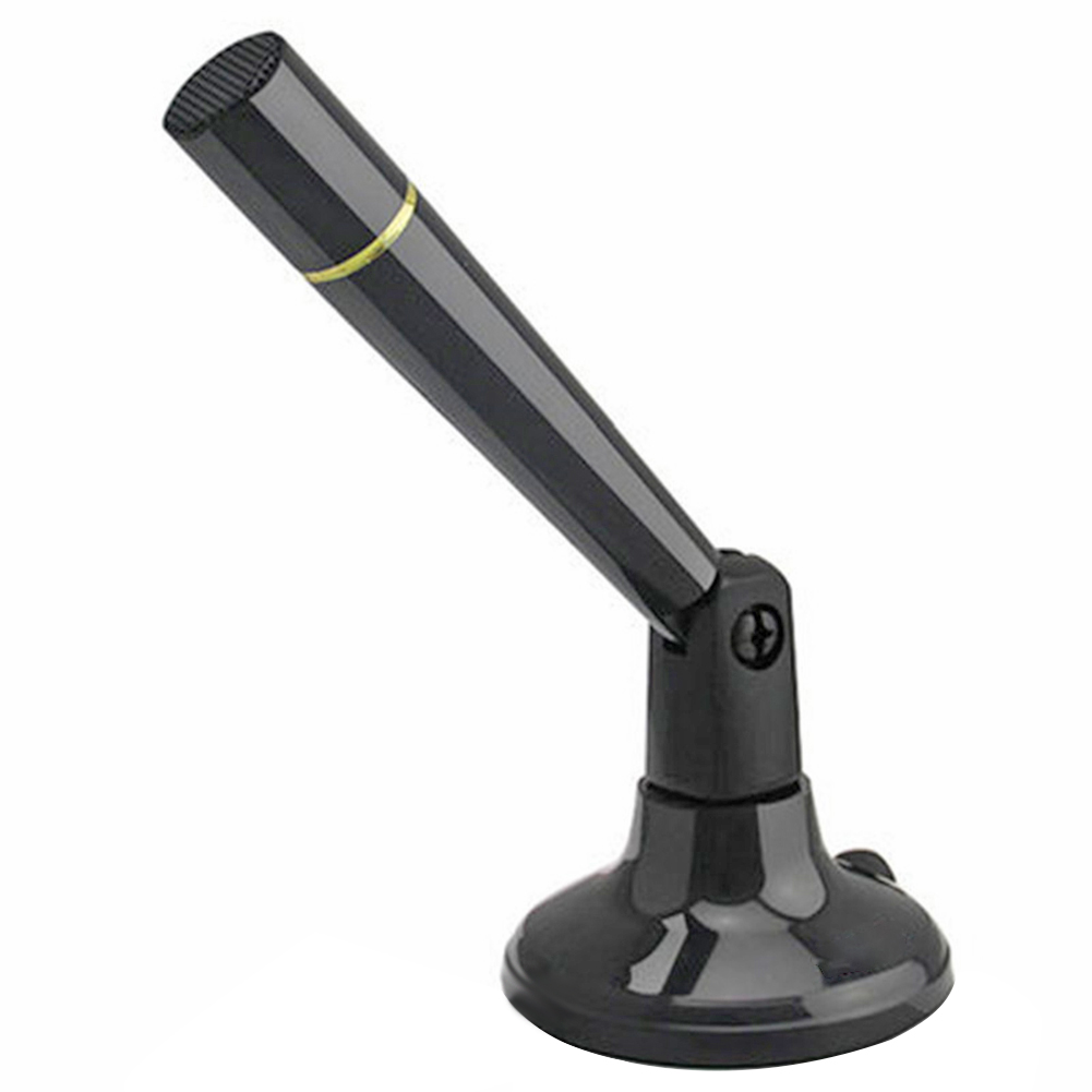 

3.5Mm Adjustable Desktop Omnidirectional Microphone For Pc Studio, Black, 501 Original