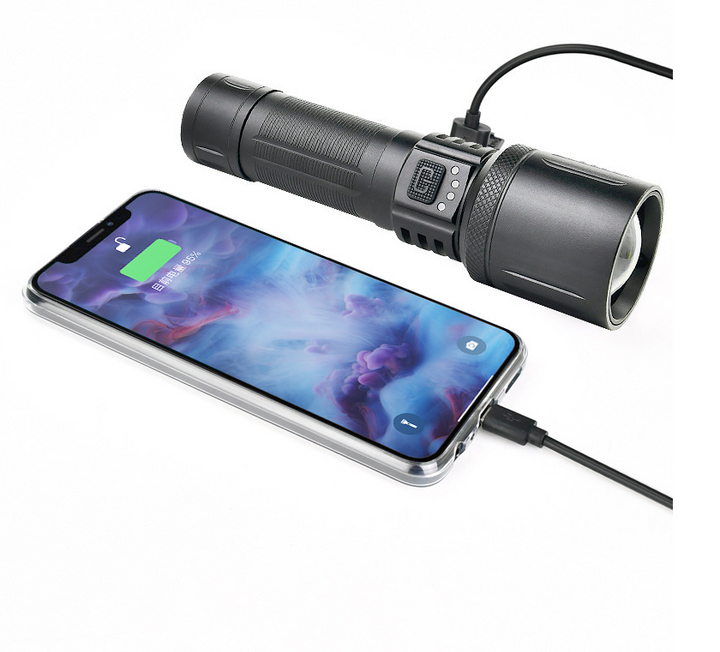 Outdoor Ultra-bright Laser Waterproof Flashlight - vzzhome