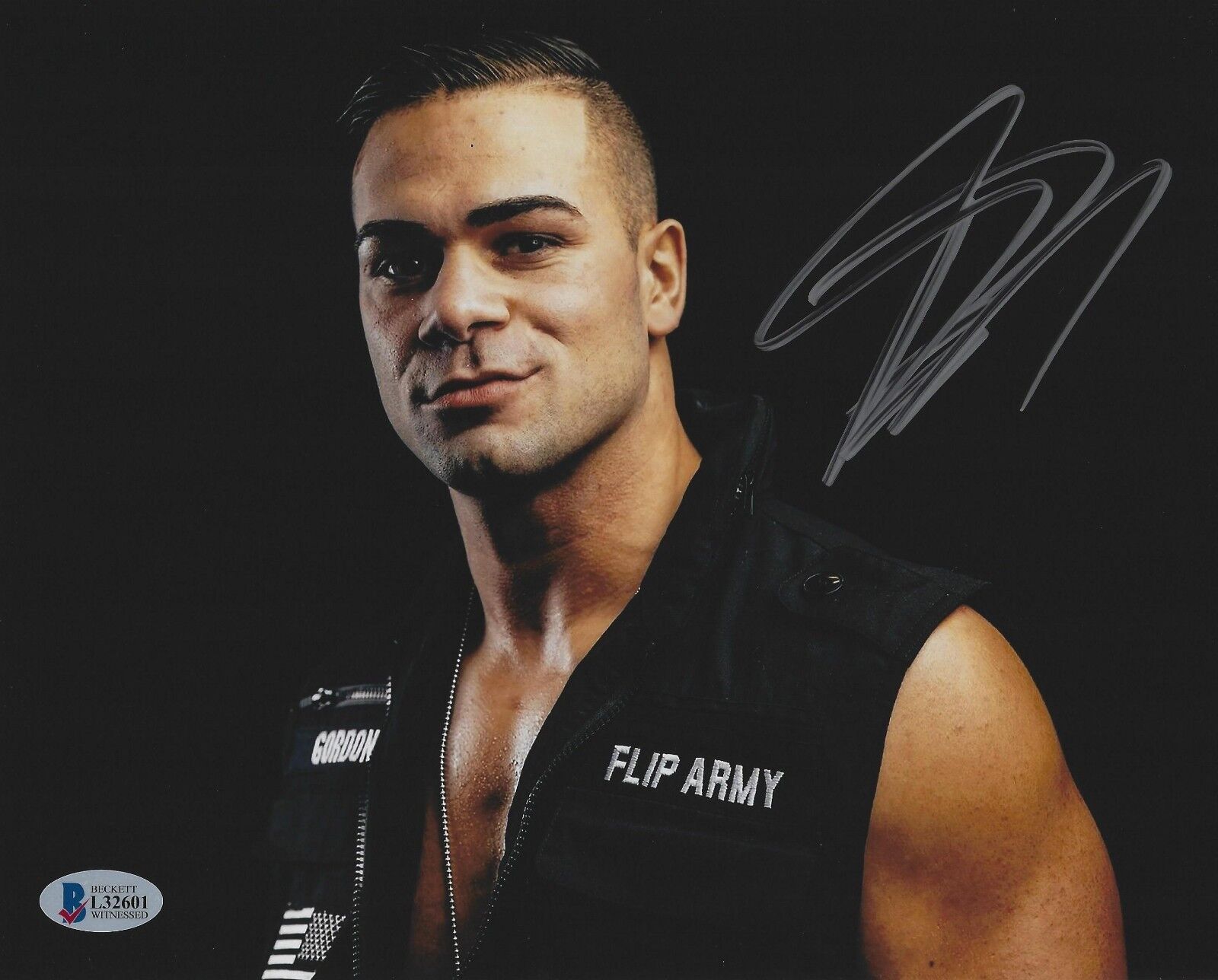 Flip Gordon Signed 8x10 Photo Poster painting BAS Beckett COA New Japan Pro Wrestling ROH Auto 4