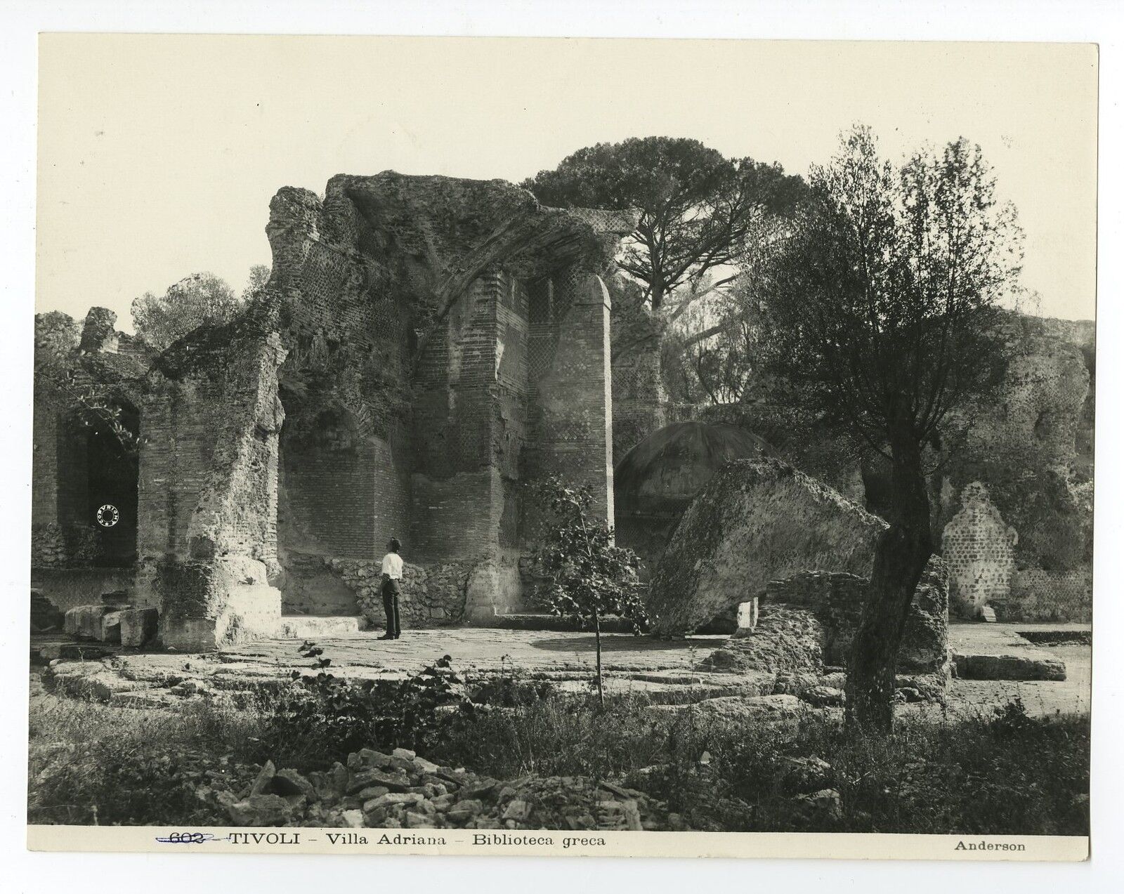 Italian Architecture - Vintage 8x10 Publication Photo Poster paintinggraph - Hadrian's Villa