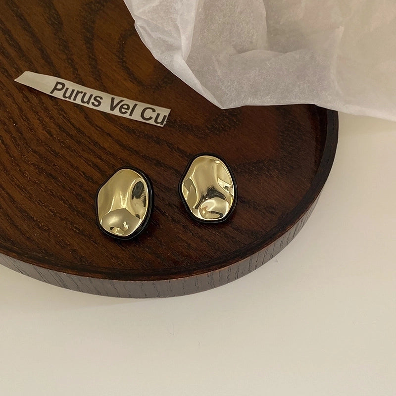 Silver Needle  Exaggerated Lovely Earrings Light Luxury High-grade Niche Earrings Fashion Metal Temperament Earrings For Women