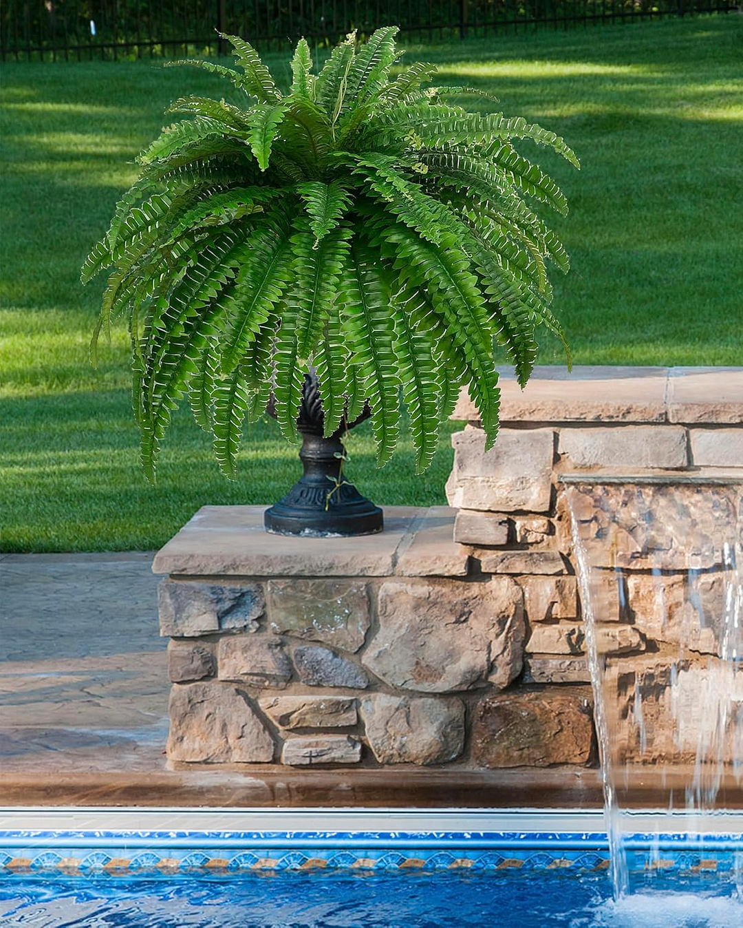 UV Resistant Lifelike Artificial Boston Fern