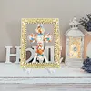 DIY Diamond Painting Clear Acrylic Frame Desktop Ornament with Display Stand, Craft Decor Kits