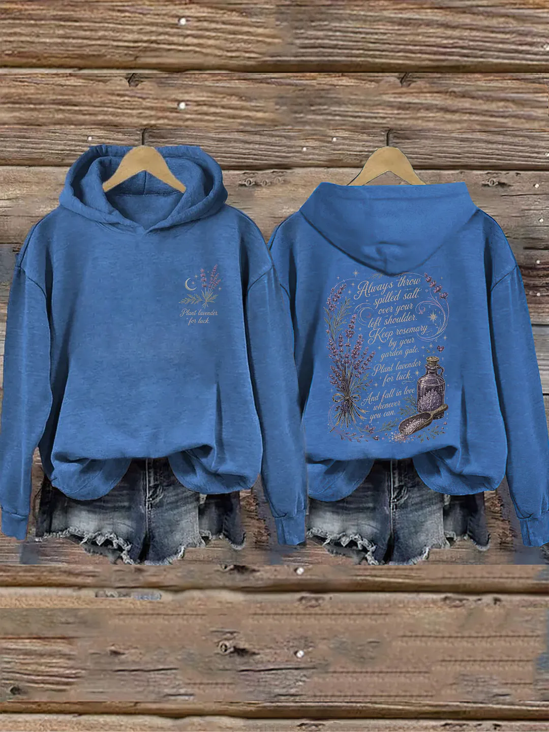 Plant Lavender For Luck Hoodie