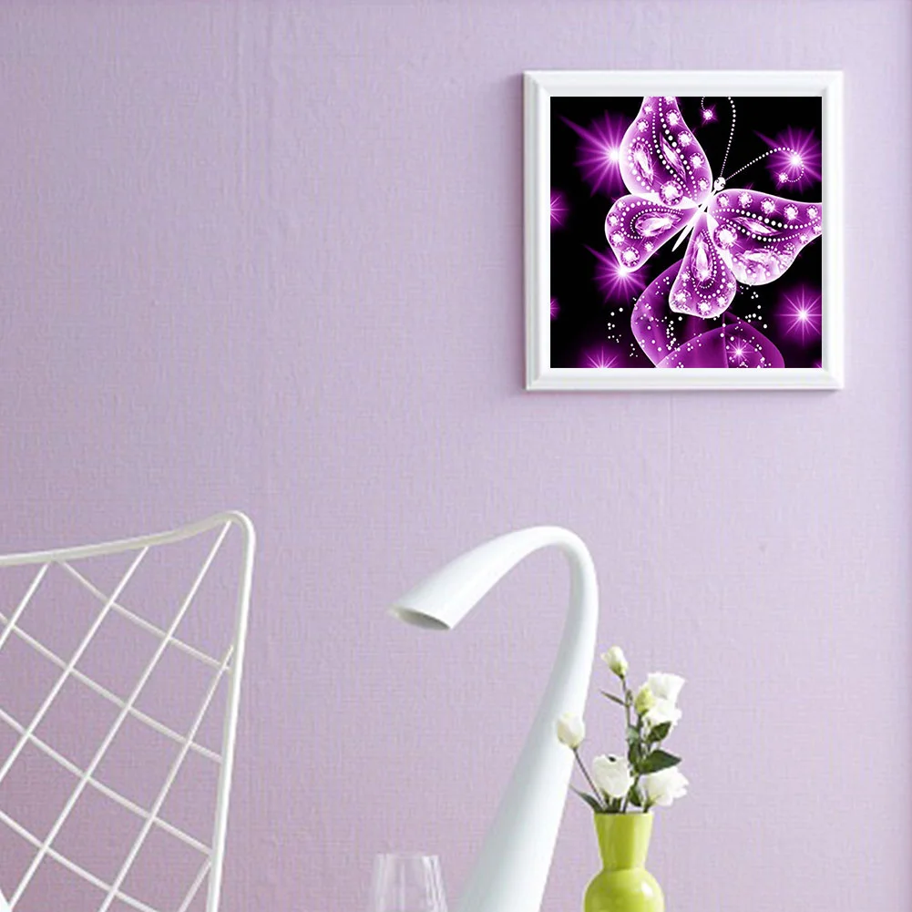 Diamond Painting - Full Round Drill - Butterfly(30*30cm)