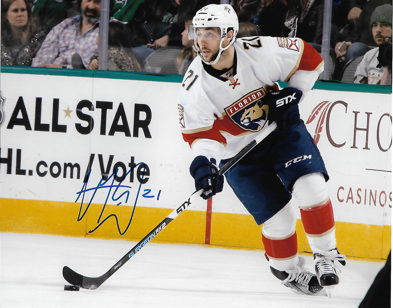 Florida Panthers Vincent Trocheck Signed Autographed 8x10 Photo Poster painting COA B