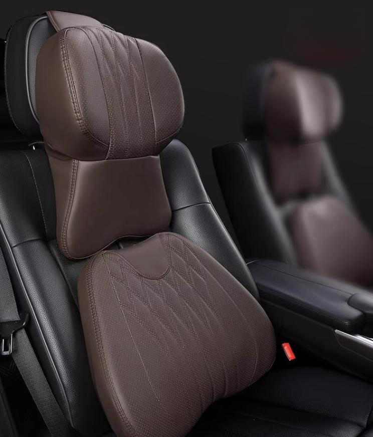 Car headrest and neck pillow Car pillow/seat cushion/lumbar support