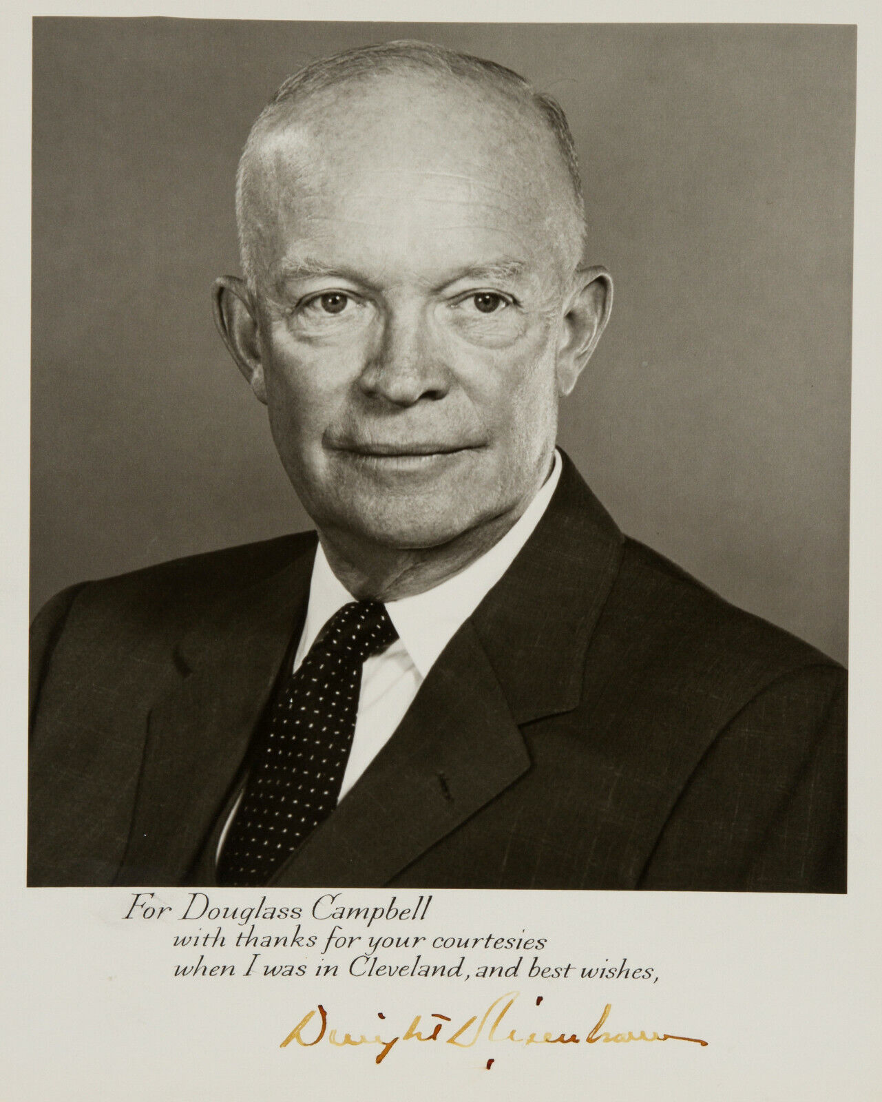 DWIGHT D EISENHOWER Signed Photo Poster paintinggraph - former US President - preprint