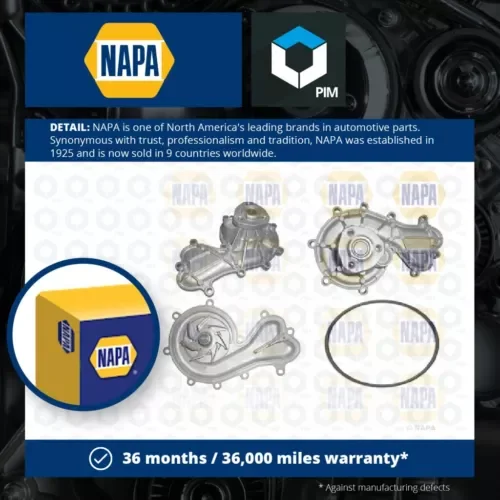 Water Pump fits AUDI A8 D4 3.0D 10 to 18 Coolant NAPA 059121005T 059121005TV New Parts