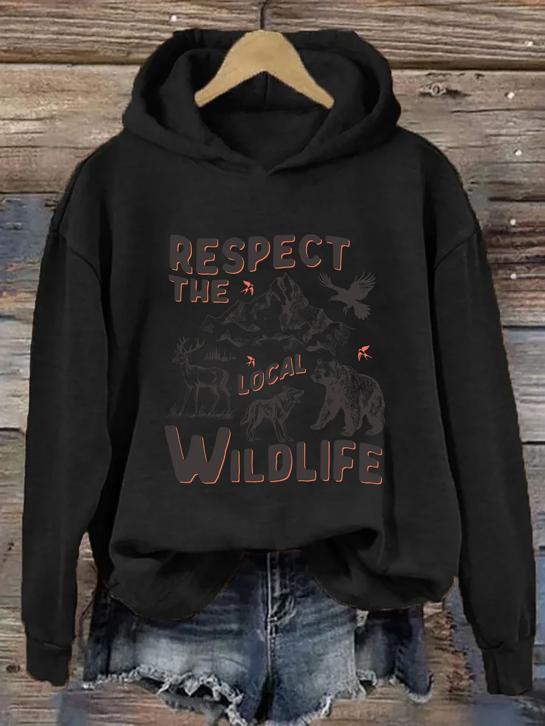 Respect The Local Wildlife Hoodie
