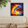 Diamond Painting -DIY Round Drill Rainbow Dolphin(40x40cm)