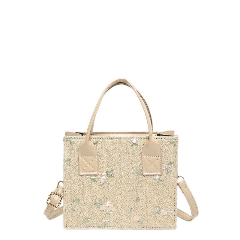 Women’s Medium Pu Leather Solid Color Streetwear Square Zipper Crossbody Bag