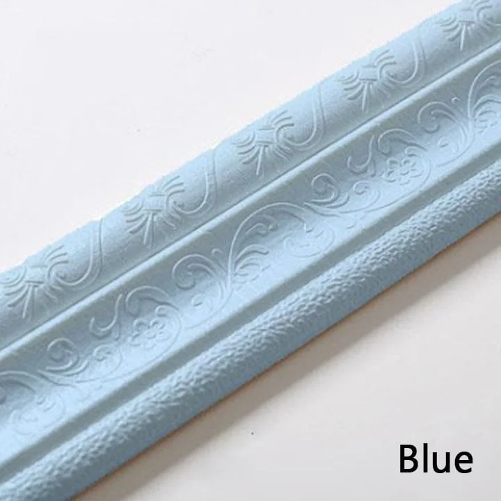 🎁Hot Sale🎁Adhesive Environmental Protection 3D Wall Edging Strip (7.55 ...