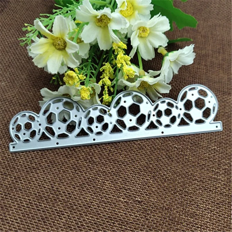 Football border Metal Cutting Dies Stencils for DIY Scrapbooking/photo album Decorative Embossing DIY Paper Cards