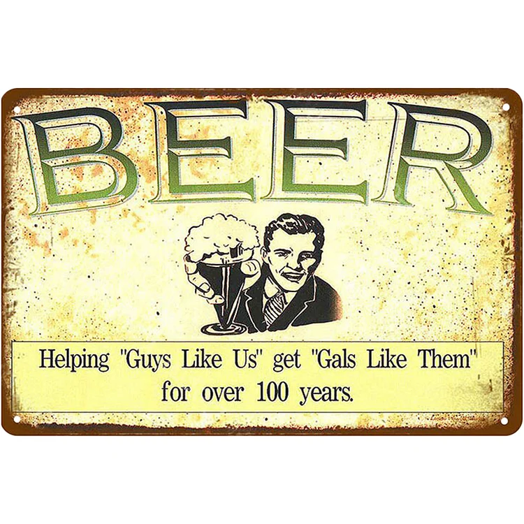 Beer - Vintage Tin Signs/Wooden Signs - 8*12Inch/12*16Inch