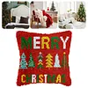 Merry Christmas-DIY Latch Hook Rug Pillowcase Kits 43*43cm tapestrymarket