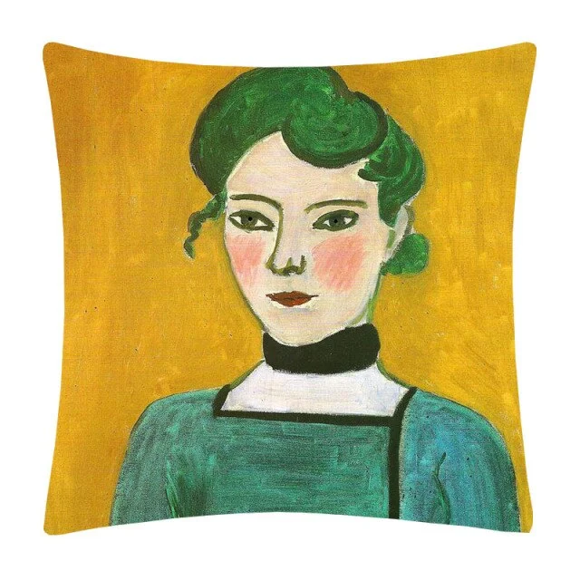 Linen Pillow Case - Henri Matisse Oil Art