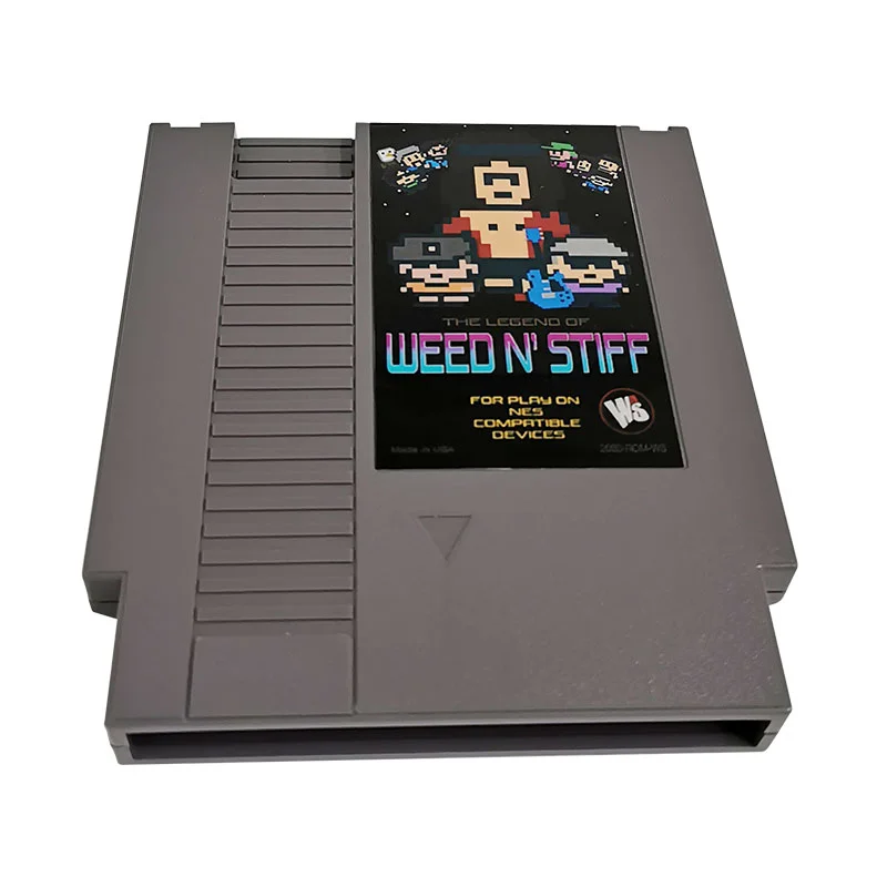 The Legend of Weed N' Stiff For Nintendo NES - 8 Bit Game Cartridge