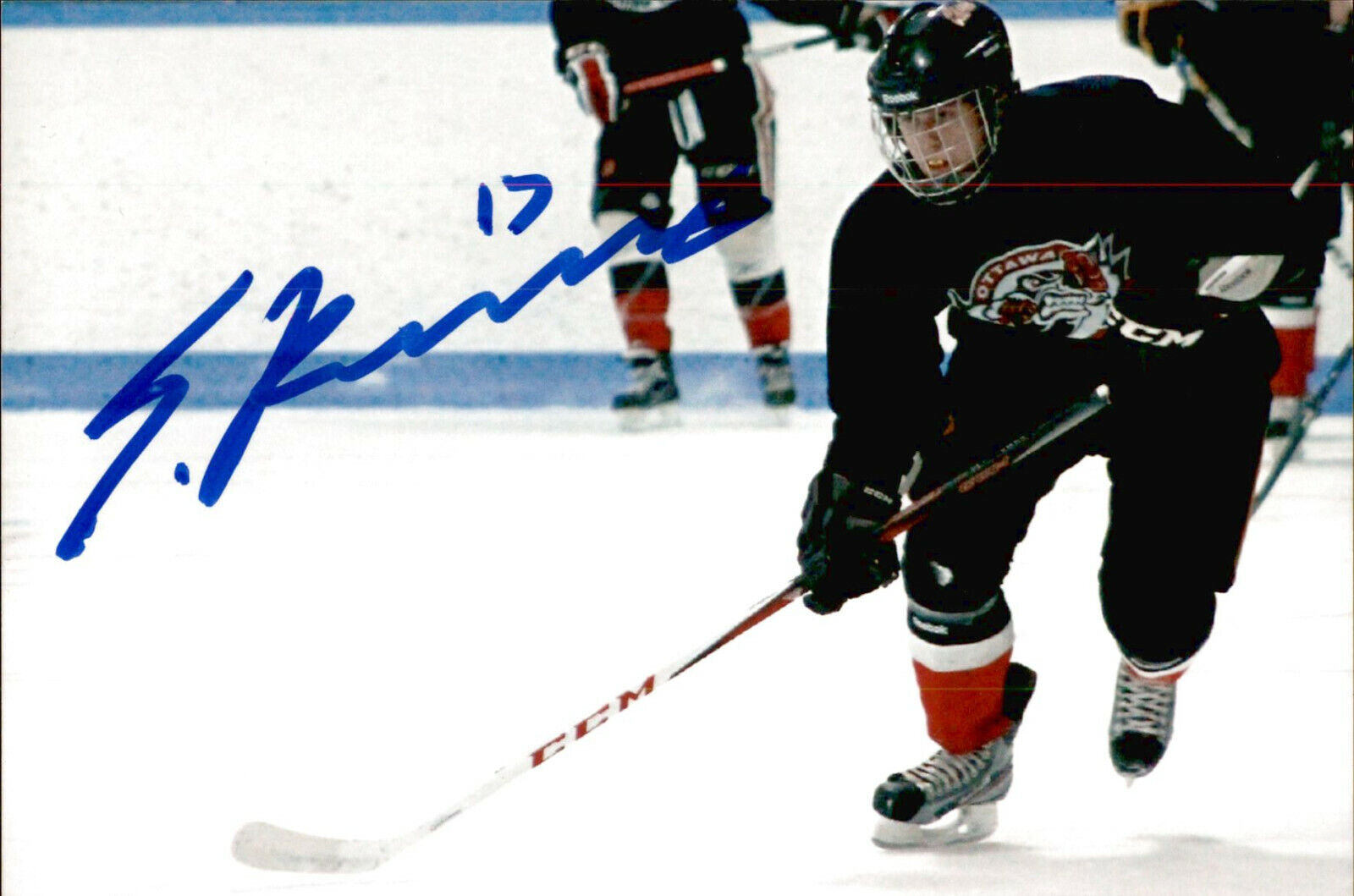 Travis Konecny SIGNED 4x6 Photo Poster painting OTTAWA 67's / PHILADELPHIA FLYERS #4