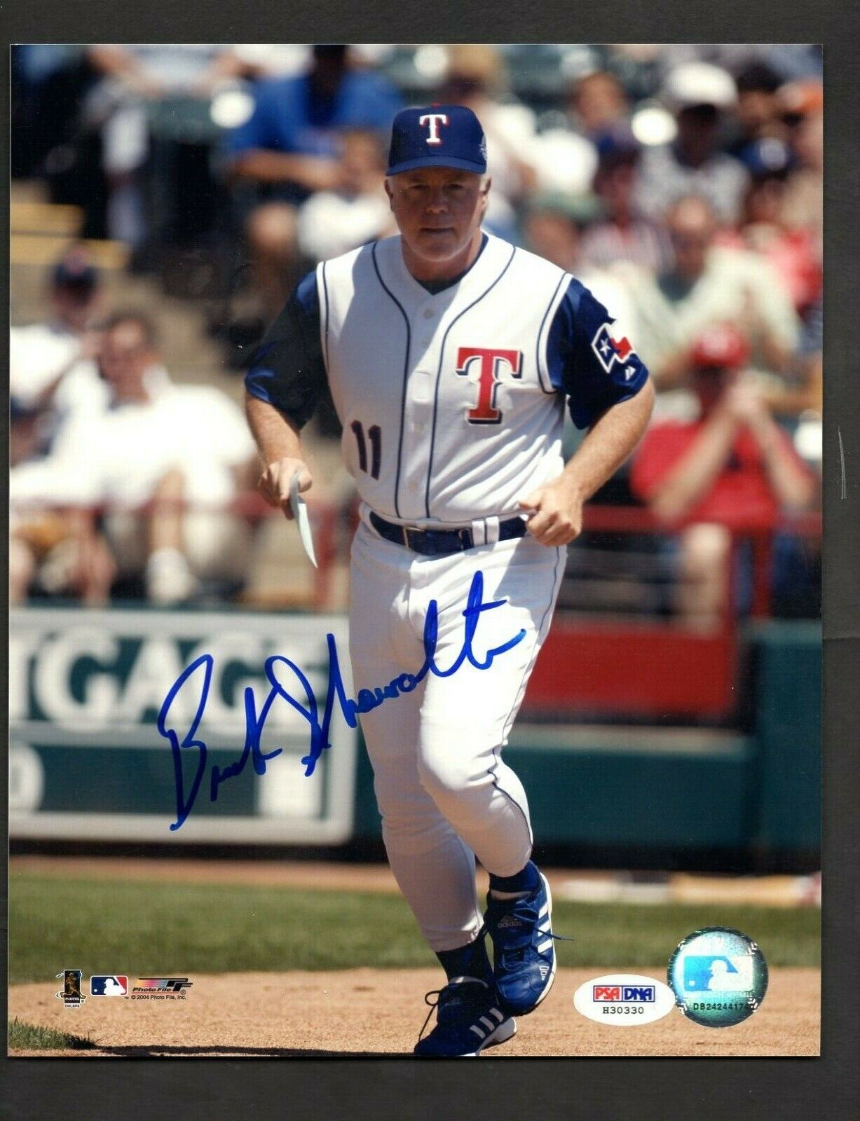 Buck Showalter Signed 8 x 10 Photo Poster painting PSA/DNA Texas Rangers SHIPPING IS