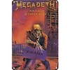 Megadeth - Panneaux en &eacute;tain m&eacute;tallique(20*30cm/30*40cm) - Musique