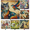 (Multi-Style) Cat Bird Lamb-11CT Stamped Cross Stitch 40*40cm/15.75*15.75in tapestrymarket