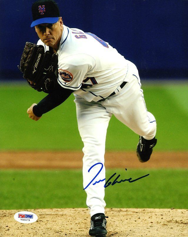 Tom Glavine Mets Psa/dna Authenticated Autograph 8x10 Photo Poster painting Signed