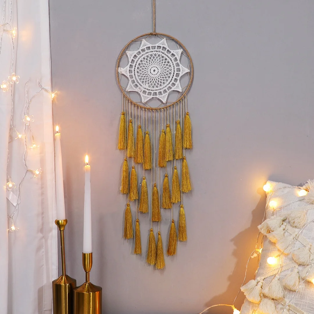 Large Tassel Dream Catcher Boho Home Wall Decor Nordic Style Living Room Decoration Kids Room Gift Drop Shipping