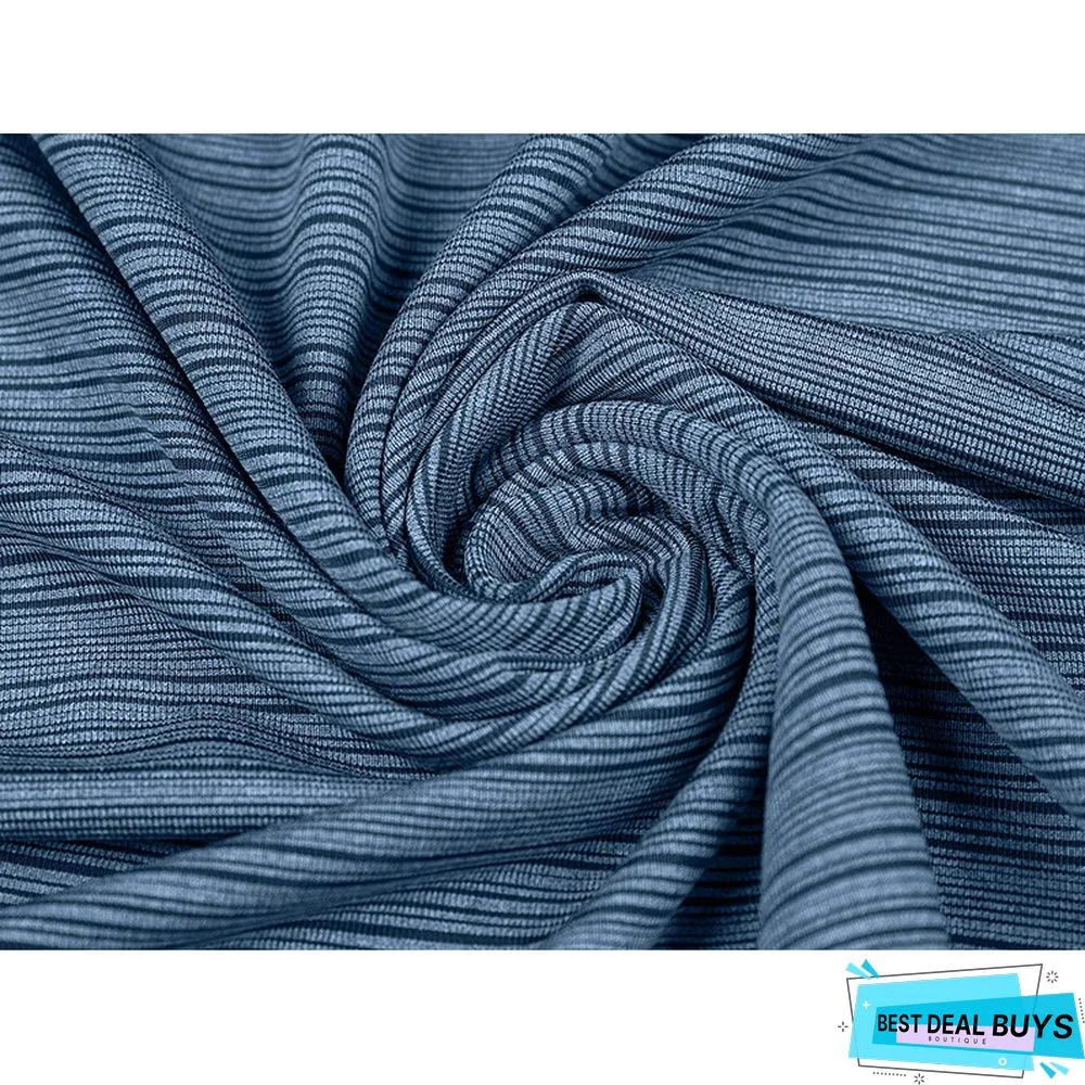 Men's Long Sleeve Striped Polo Shirt Men's Fall Winter Lapel T-Shirt Campaign