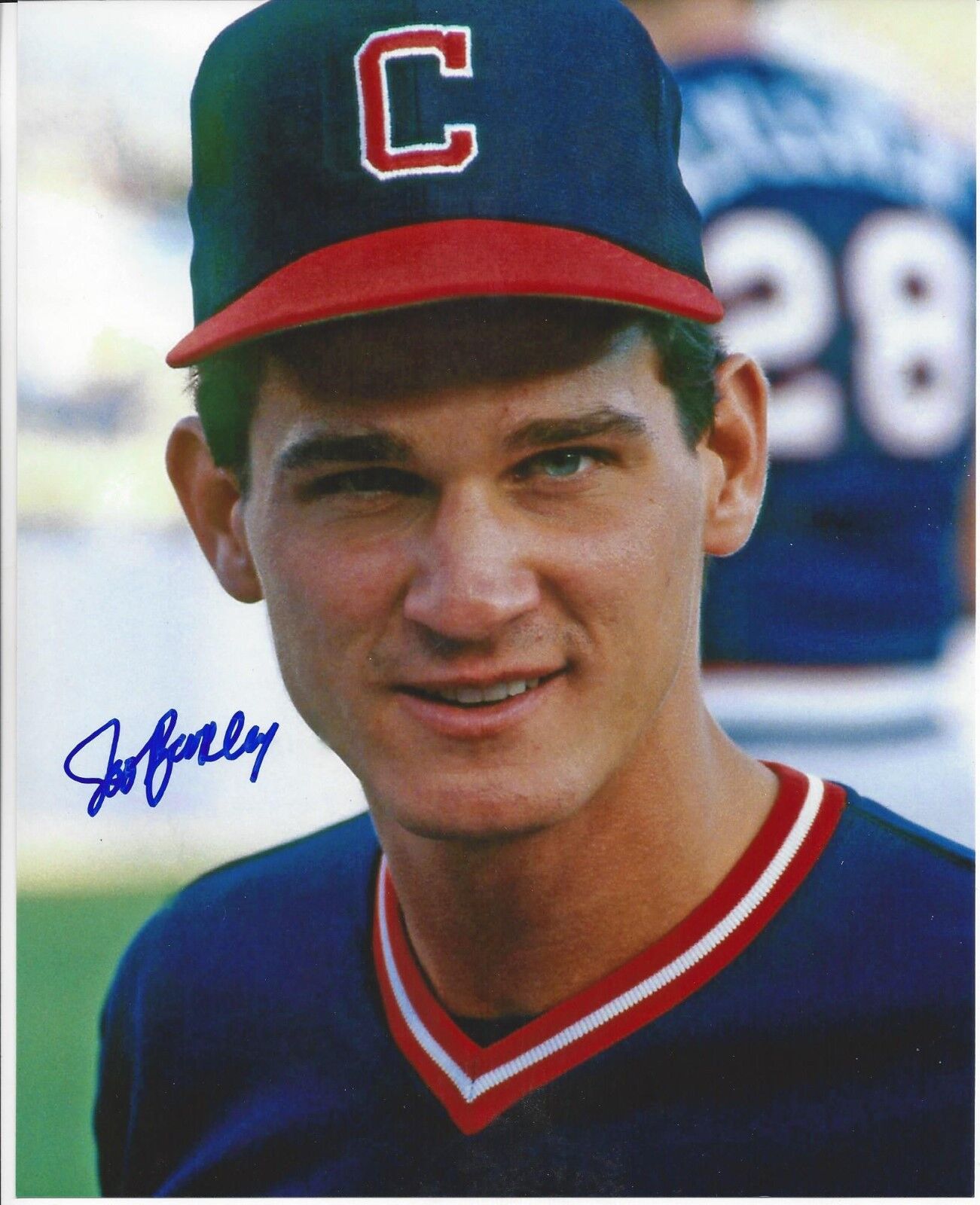 Jeff Barkley Autographed 8x10 Cleveland Indians#3