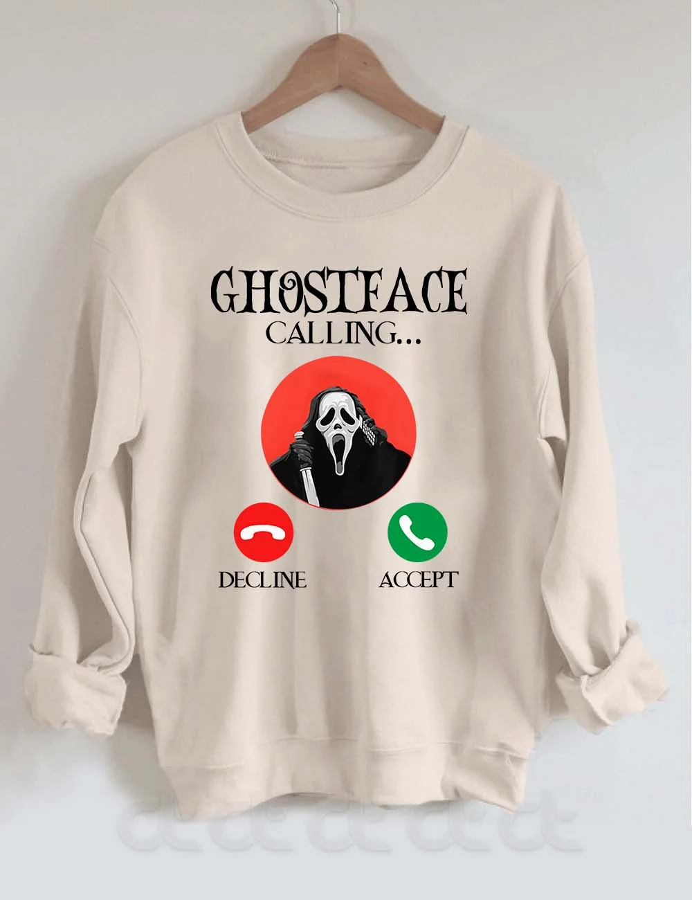 Ghostface Calling Halloween Sweatshirt