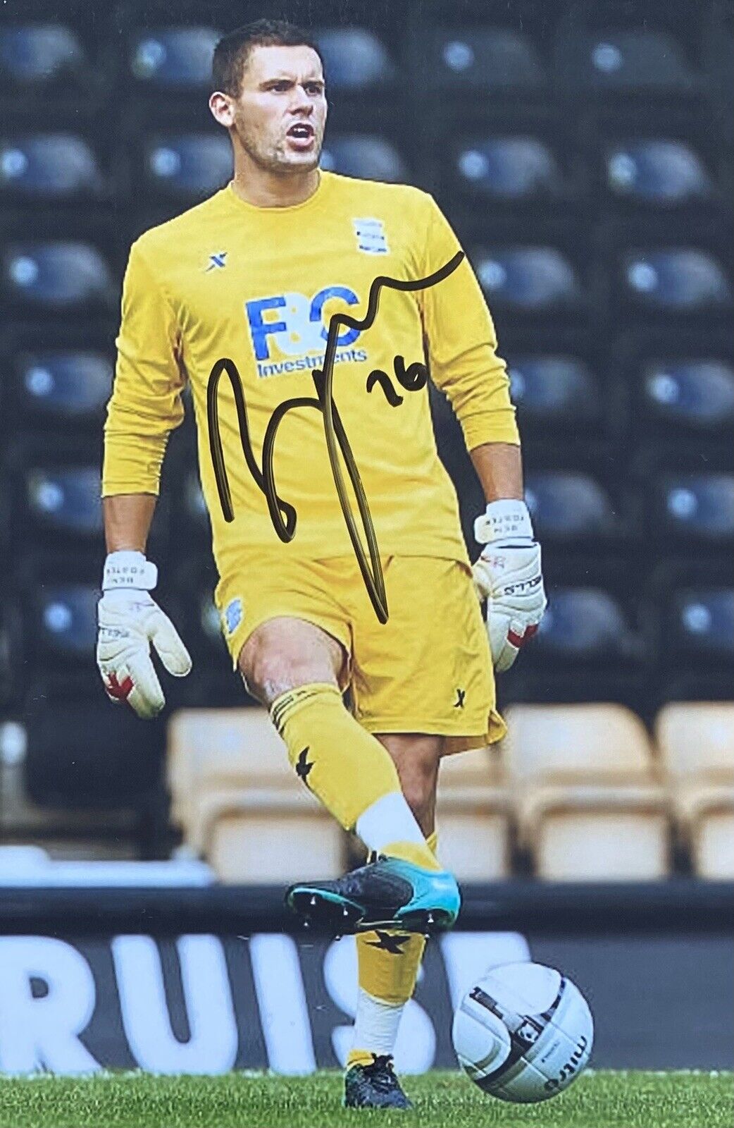 Ben Foster Genuine Hand Signed Birmingham City 6X4 Photo Poster painting