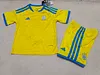 Joyfball 2026 Kids Size Ukraine National Home Football Shirt 1:1 Thai Quality