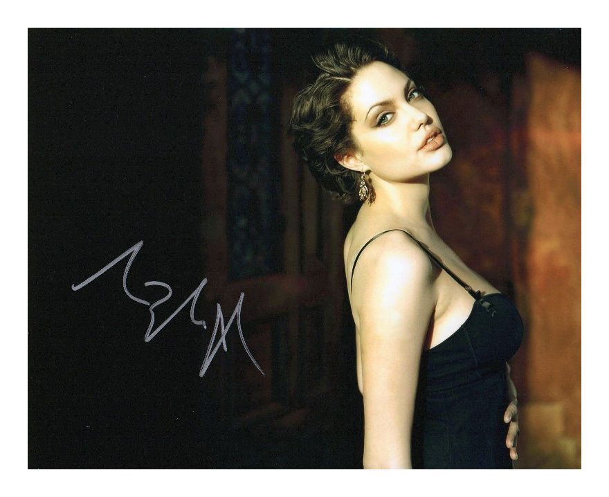 ANGELINA JOLIE AUTOGRAPHED SIGNED A4 PP POSTER Photo Poster painting PRINT 12