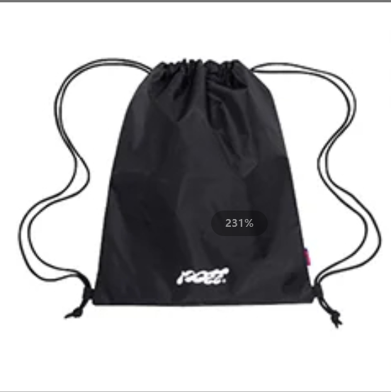 ATEEZ Collaboration POTT. Logo Gym Sack officialateezshop