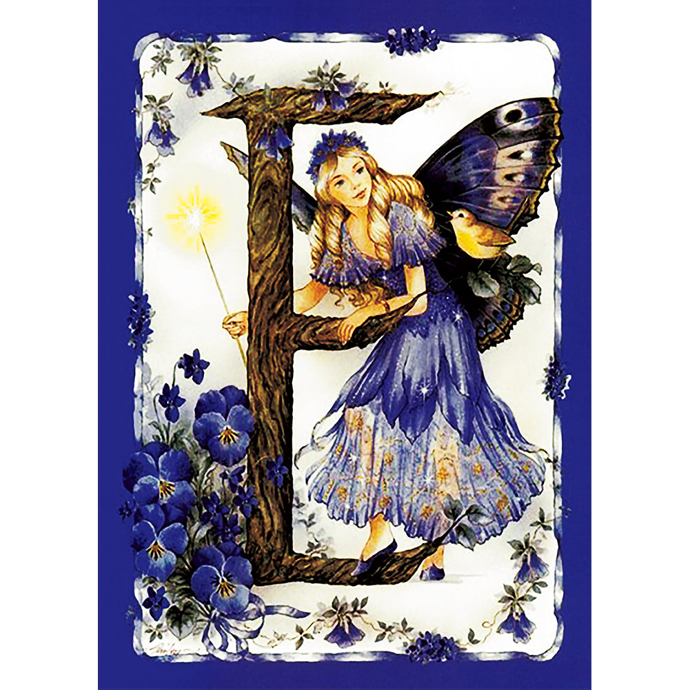Butterfly Fairy 30*40CM(Canvas) Special Shaped Drill Diamond Painting gbfke