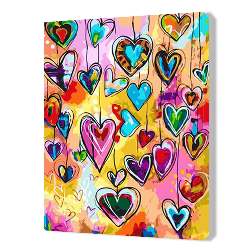 

30*40CM - Paint By Numbers - Love, 501 Original