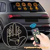 Hand Gesture Light with Remote LED Car Back Window Sign Car Finger Light for Car