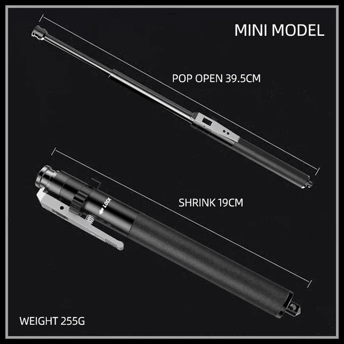 Enhanced Automatic Retractable Self-Defense Stick