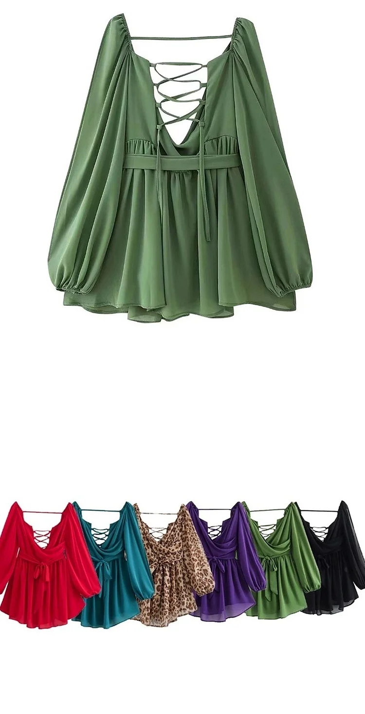 Off Shoulder V - Neck Beach Dress for Women