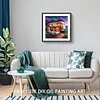 (US Only)Paint By Numbers Kit On Canvas DIY Oil Art Vacation Picture Home Decor40x40cm