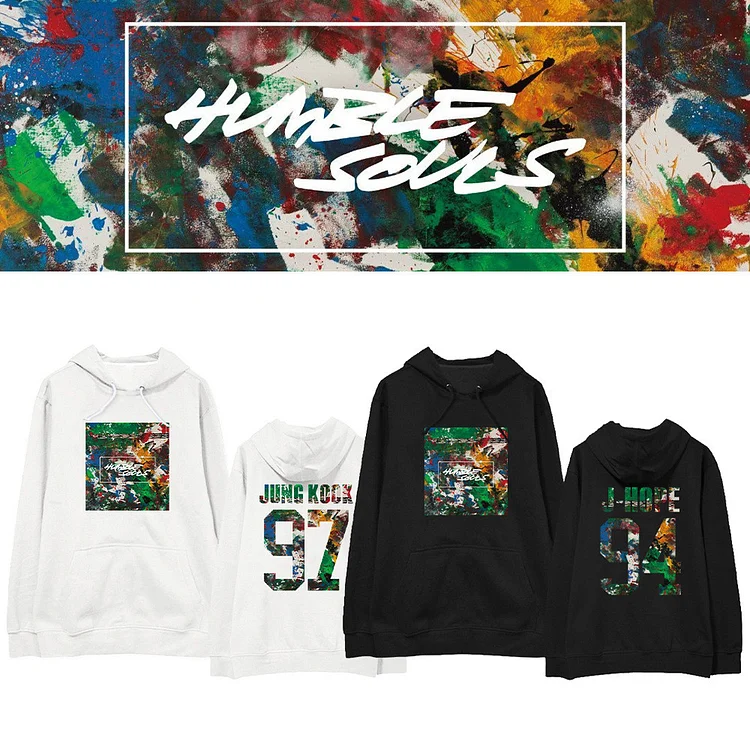 방탄소년단 Humble Soul Print Hoodie